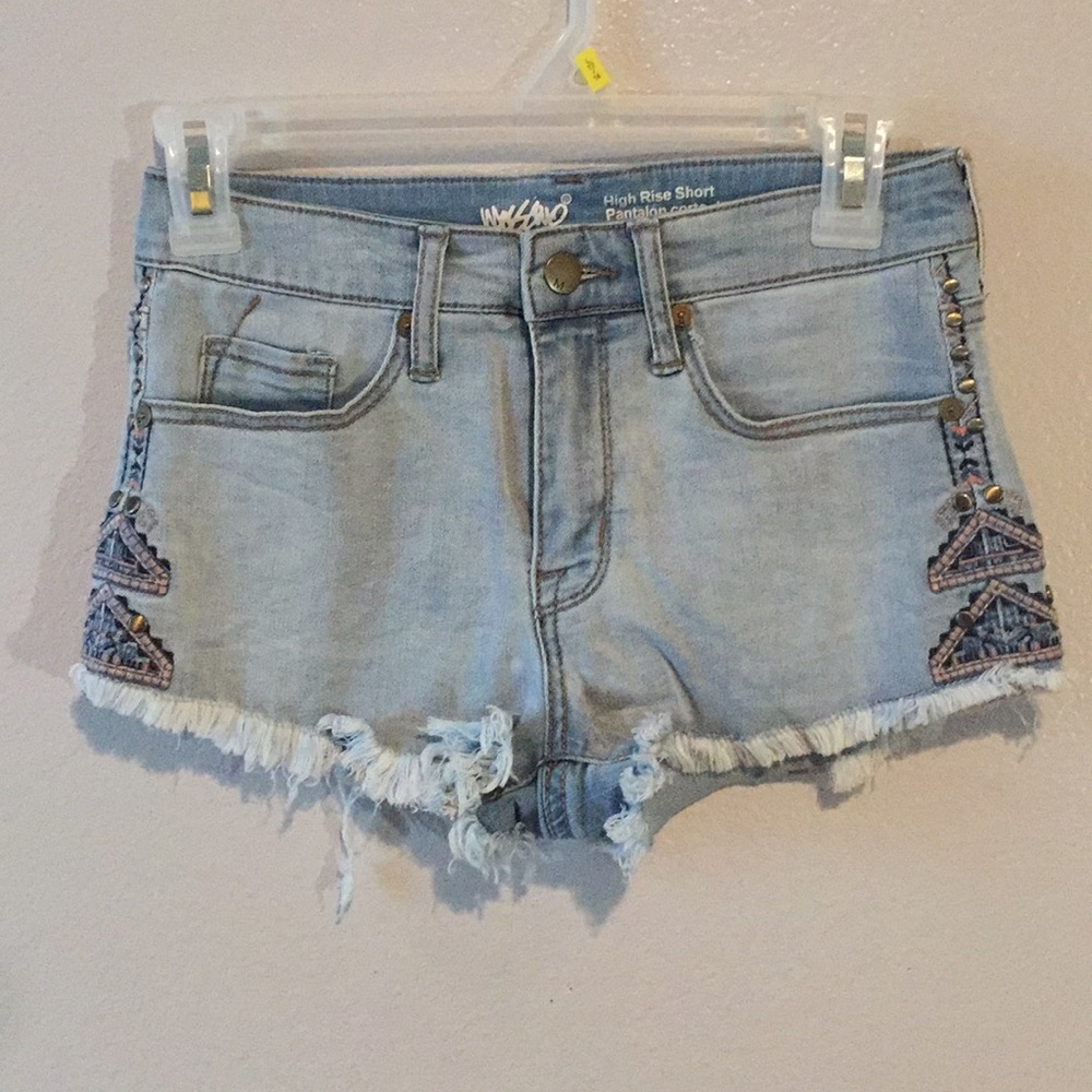 Denim shorts